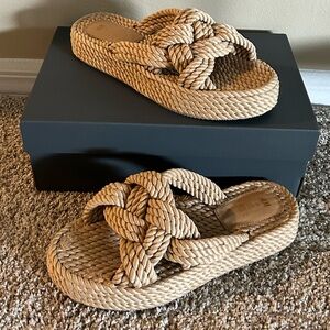H&M Beige Rope Sandals